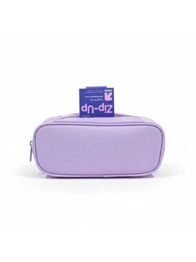 UP&UP Triple Zip Multicompartment Pencil Case Pouch Purple